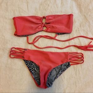 Acacia Swimwear Set in Lava